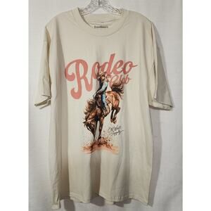 Rodeo club beige men's XL shirt